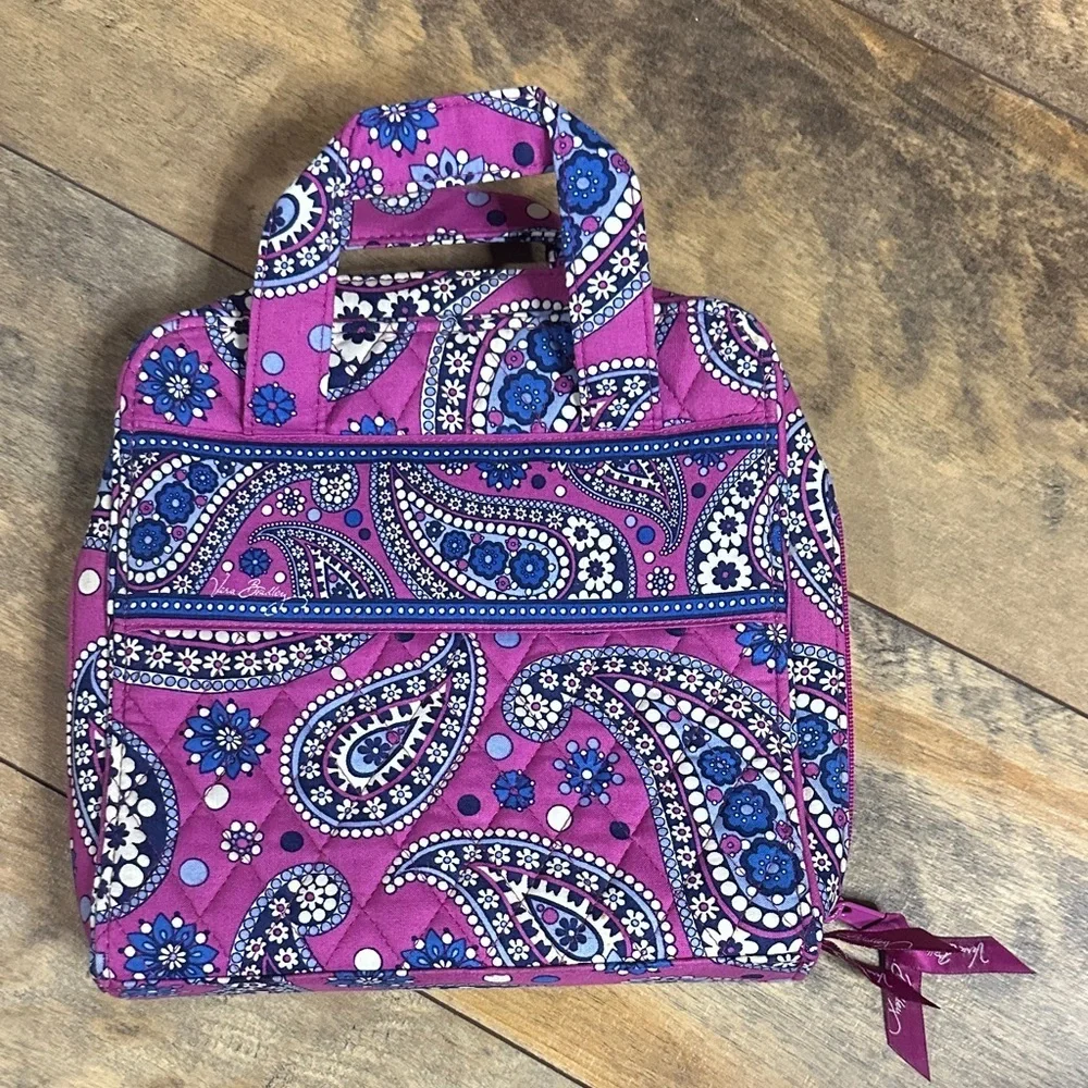 VERA BRADLEY “Boysenberry” (Retired, 2011) Tech Organizer Bag